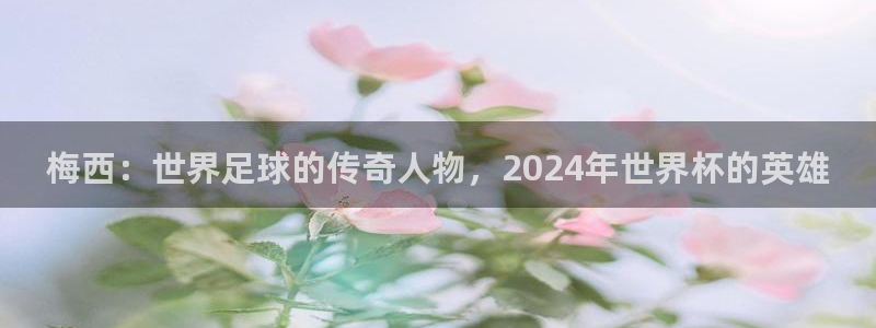 2026 世界杯:梅西:世界足球的传奇人物,2024年世界杯的英雄